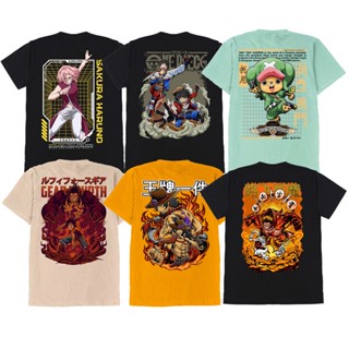 Anime T-Shirt One Piece T-Shirt Tony Tony Chopper T-Shirt Sakura Haruno T-Shirt Red One Piece Luffy Demon Slayer Ge_03