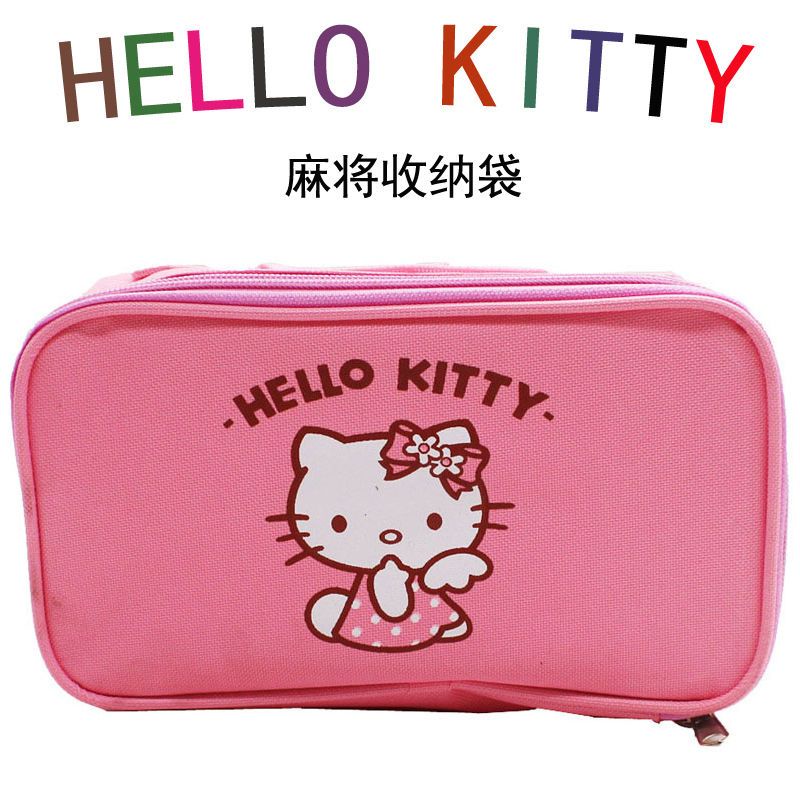 mahjong-storage-box-กระเป๋าเก็บของ-ลายไพ่นกกระจอก-hello-kitty