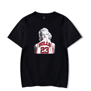 Marilyn Monroe เสื้อยืดแขนสั้น ผ้าฝ้าย พิมพ์ลาย สไตล์ฮิปฮอป ขนาดใหญ่พิเศษ สําหรับผู้ชาย และผู้หญิง ไซซ์ Extra Big Size S-6XL 1641