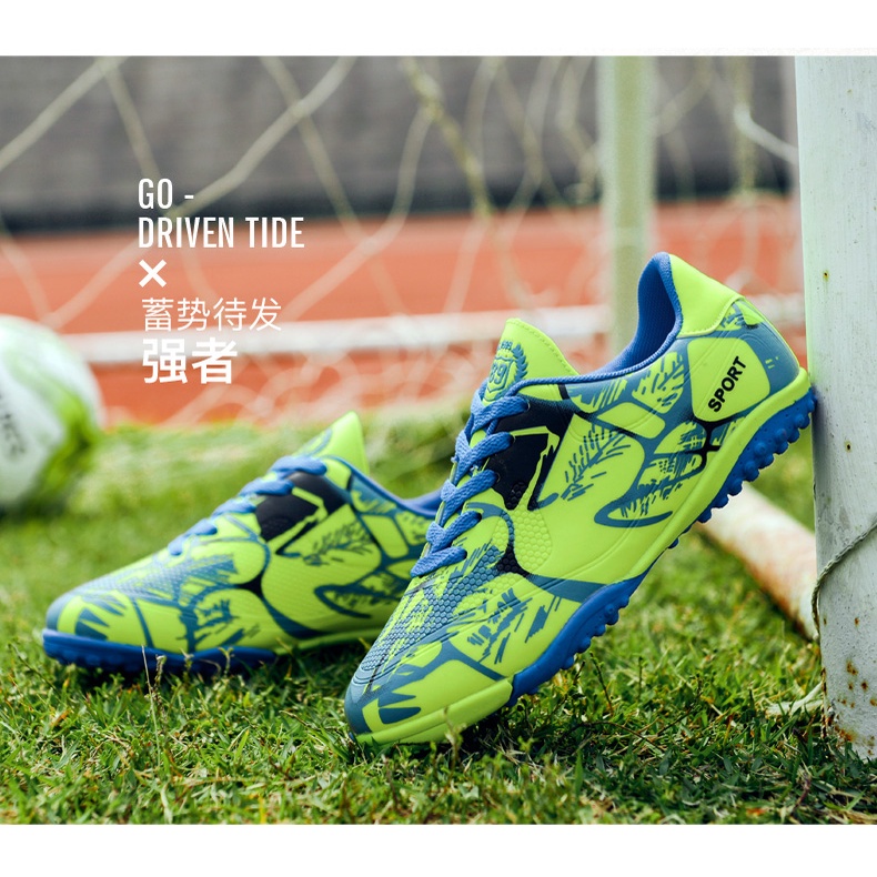 tf-soccer-shoes-รองเท้ากีฬา-รองเท้าฟุตบอล-แบบหนามยาว-สําหรับเด็กผู้ชาย-size-31-43