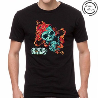 [S-5XL] GILDAN เสื้อยืดผ้าฝ้าย 100% พิมพ์ลาย Within The Ruins Death Of A Rockstar แฟชั่น สําหรับผู้ชาย