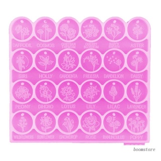 Boom Earring Resin Molds,Silicone Earring Molds Ear Studs Resin Mold Round Epoxy Casting Mold for Jewelry Making DIY Cra