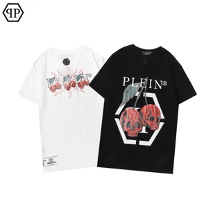 PHILIPP PLEIN Fashion printed Cotton Unisex Short Sleeve T-Shirt_01