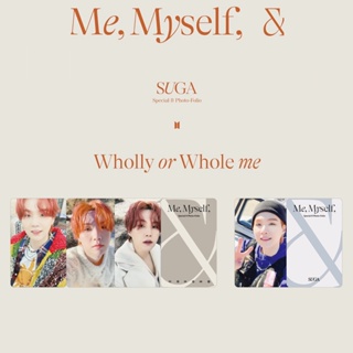 การ์ดรูปภาพ Kpop Bangtan Boys Special 8 Photo-Folio Me, Myself และ SUGA Wholly หรือ Whole Me