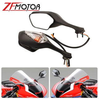 กระจกมองหลังรถจักรยานยนต์ พร้อมไฟเลี้ยว LED สําหรับ Honda CBR1000RR CBR 1000 RR 2008-2013 ABS
