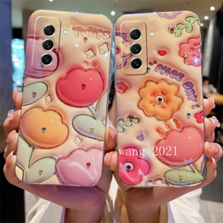 Ready Stock 2023 New Casing เคส Samsung Galaxy S23 S23+ Ultra S23 Plus 5G Phone Case Creative 3D Stereo Effects Glitter Rhinestone Cute Flower Protective Soft Case Back Cover เคสโทรศัพท