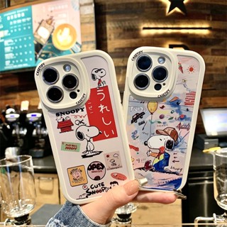 Casetify เคสโทรศัพท์มือถือแบบนิ่ม ลายสนูปปี้ Doodle สําหรับ OPPO A15 A15S A3S A12E A5S A7 A12 A31 A53 A33 A9 A5 2020 A54 A55 A57 2022 A77 5G A92 A52 A93 A94 A95 A74 4G NN065Y