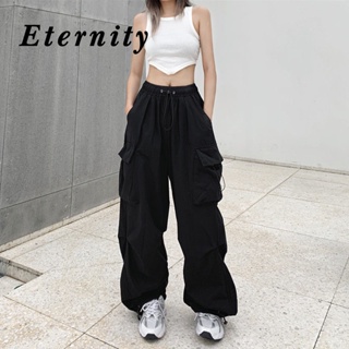 Eternity กางเกงขายาว กางเกงเอวสูง กางเกงขายาวผู้หญิง 2023 ใหม่ KZ23030702
