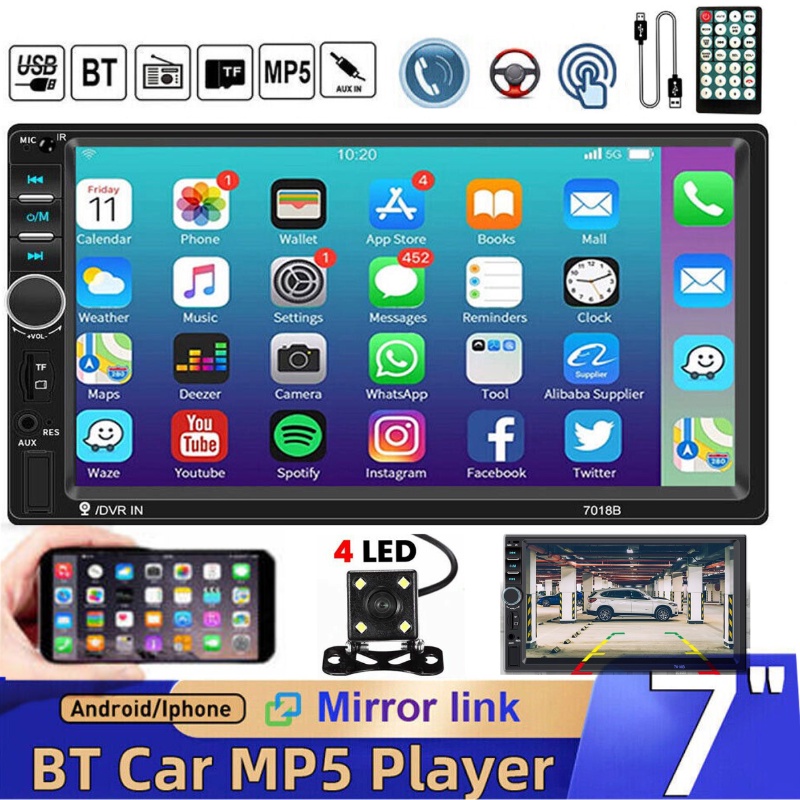 7018b-เครื่องเล่น-mp5-2-din-7-นิ้ว-หน้าจอสัมผัส-hd-lcd-บลูทูธ-สเตอริโอ-พร้อมกล้องมองหลัง-สําหรับรถยนต์