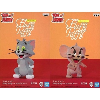 Fluffy Puffy Tom &amp; Jerry / Charecters โมเดล ทอม แอนด์ เจอร์รี่ ลิขสิทธิ์แท้ Banpresto จากญี่ปุ่น