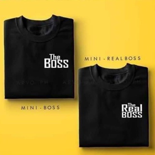 The boss and the real boss Customized Printed T-Shirt Unisex_03