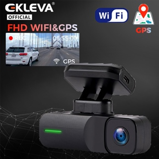 Ekleva กล้องบันทึกวิดีโอ DVR GPS WIFI 1080P HD 3 IN 1 ติดตั้งง่าย มองเห็นกลางคืน สําหรับรถยนต์