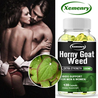XEMENRY Horny Goat Grass Extract / Epimedium ช่วยเพิ่มความแข็งแรงของเพศชายเสริมพลังงานต่อต้านความเมื่อยล้าด้วยใยอาหาร
