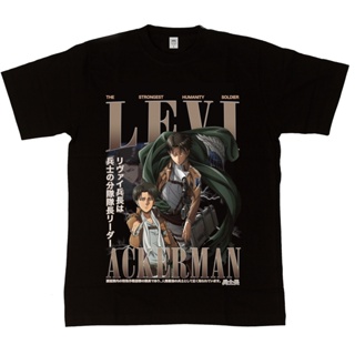 [S-5XL] เสื้อยืด พิมพ์ลายการ์ตูน Levi Ackerman Attack On Titan Final Season Homage Series สําหรับผู้ชาย