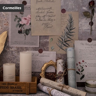 Cormeillies แผ่นกระดาษ สไตล์เรโทร สําหรับตกแต่งฉากหลังถ่ายภาพ สตูดิโอ