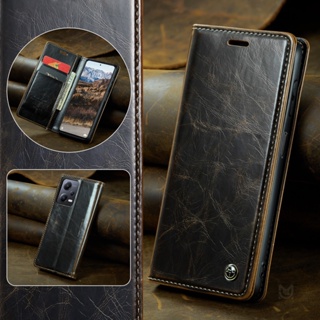 เคสโทรศัพท์มือถือหนัง ฝาพับ พร้อมช่องใส่บัตร สไตล์เรโทร สําหรับ Xiaomi Redmi Note 12 Pro Plus 5G Xiaomi Poco X5 Pro X5Pro