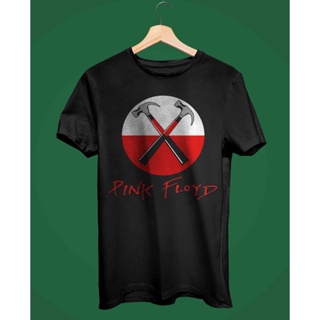 2023เสื้อยืดผ้าฝ้าย เสื้อยืด ลายวงดนตรีร็อค Pink Floyd 016