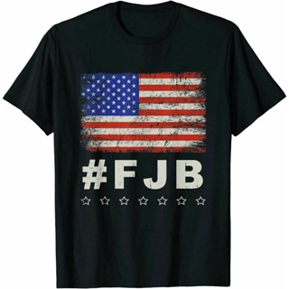 [S-5XL] ใหม่ เสื้อยืด พิมพ์ลายธงชาติอเมริกา Fjb Pro