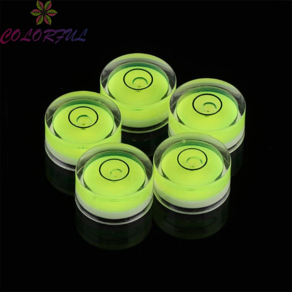 colorful-5pcs-round-bubble-level-mini-spirit-level-bullseye-level-measurement-instrument