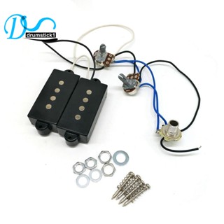 【High quality】Electric Guitar Pickup Wire Harness PB Bass 4-String Electric Guitar Neck and Bridge Pickups Set