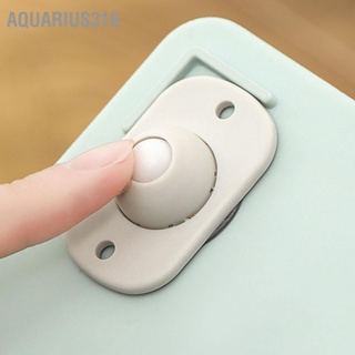 Aquarius316 4PCS Self Adhesive Caster Wheel เสียงรบกวนต่ำ Stainless Steel Smooth Swiveling Universal Pulley สำหรับกล่องเก็บของ