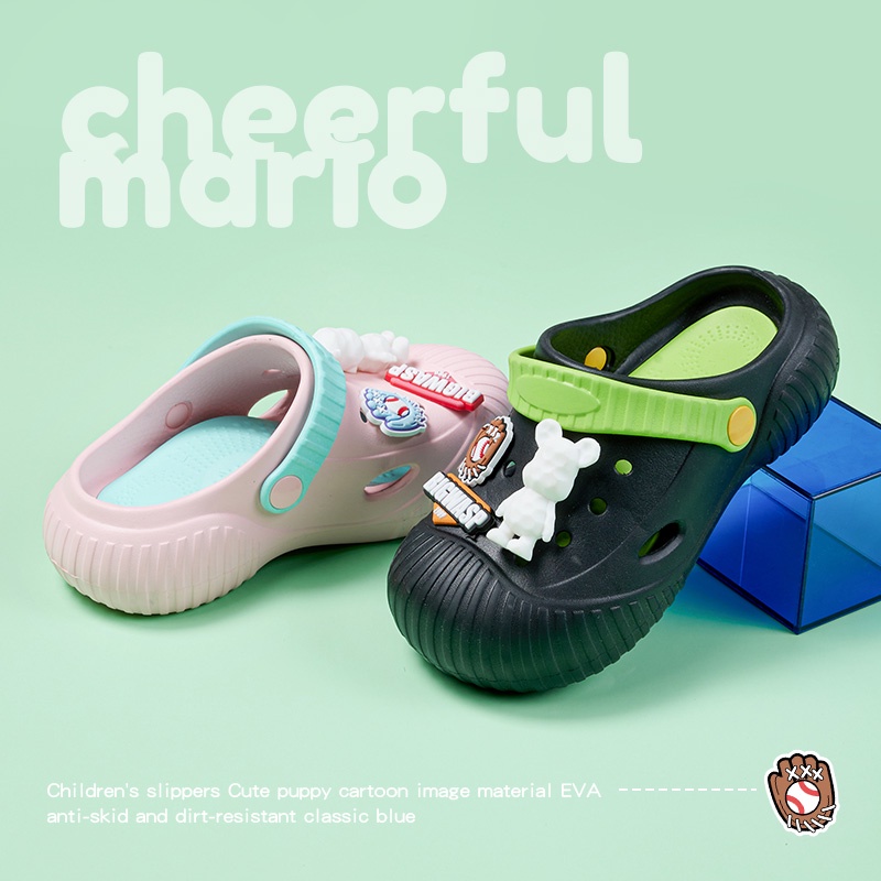 รองเท้าแตะ-crocs-พื้นนิ่ม-กันลื่น-ขนาดใหญ่-เหมาะกับใส่ในบ้าน-แฟชั่นฤดูร้อน-สําหรับเด็กผู้ชาย-และเด็กผู้หญิง