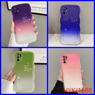 เคส OPPO A16 สีพื้น ไล่ระดับสี เคสโทรศัพท์ tpu สําหรับ OPPO A16 JBDK