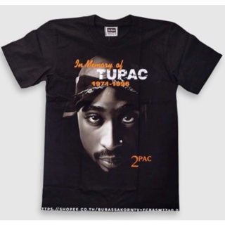 [S-5XL]เสื้อยืด 2pac TUPAC hihop legend t-shirts