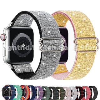 Scrunchie สายนาฬิกาข้อมือไนล่อน สําหรับ Smart Watches Series Ultra 8 7 6 SE 5 4 3 2 1 ขนาด 49 มม. 41 มม. 45 มม. 44 มม. 42 มม. 40 มม. 38 มม.
