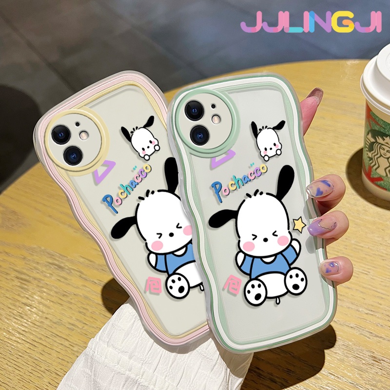 เคสโทรศัพท์มือถือ-ซิลิโคนนุ่ม-ใส-กันกระแทก-ลายการ์ตูน-pochacco-สําหรับ-iphone-14-pro-max-14-plus-13-pro-max-13-mini