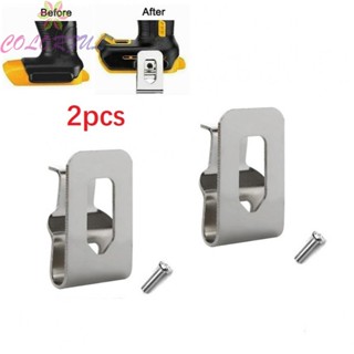 【COLORFUL】2pcs Belt Clip Hooks For DeWalt 18V/20V Drill Driver N268241/N169778 DCD980