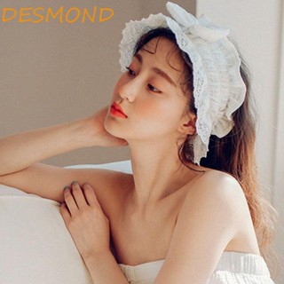 Desmond ที่คาดศีรษะผ้าโพกหัวลูกไม้หลากสีสําหรับผู้หญิง