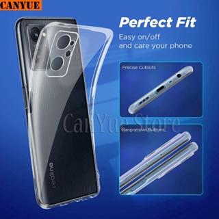 Realme C55 C35 C33 C31 C30 C30s V30 V30T Real me 10 Pro Pro+ 5G Transparent TPU Case Soft Clear Silicon Back Cover Anti Fall Protection Cell Phone Casing