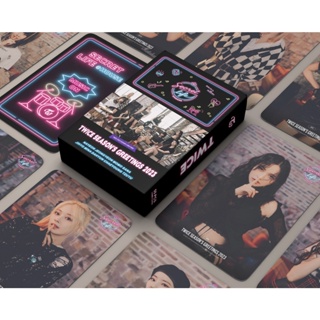 พร้อมส่ง การ์ดรูปภาพโลโม่ TWICE Seasons Greetings 2023 55 ชิ้น