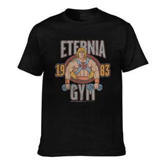 เสื้อยืดผู้หญิง - Eternia Gym 1983 เสื้อยืดแขนสั้นผู้ชาย_03