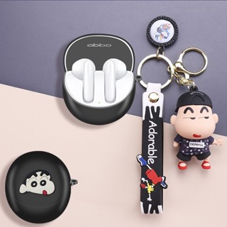 OPPO Enco Air3 Case Cartoon Crayon Kaws Keychain Pendant OPPO Enco Air3 Silicone Soft Case Protective Cover Cute Astronaut Piglet OPPO Enco Air3 Cover Shockproof Case Protective Cover Cartoon Totoro Pendant