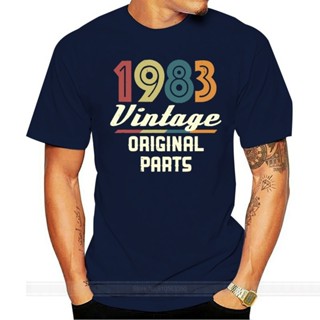 Vintage 1983 Tee 35th Birthday Gift T-Shirt Men Turning 35 Funky male brand teeshirt men summer cotton t shirt_03