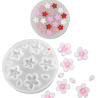 De แม่พิมพ์ซิลิโคนเรซิ่น อีพ็อกซี่ รูปดอกไม้ 3D สําหรับทําต่างหู DIY