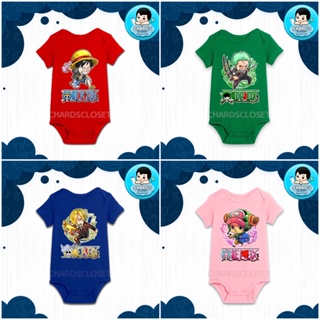 One PIECE ธีม Baby Onesie (ลูฟี่, โซโร, ซานจิ, ช็อปเปอร์) U1HT