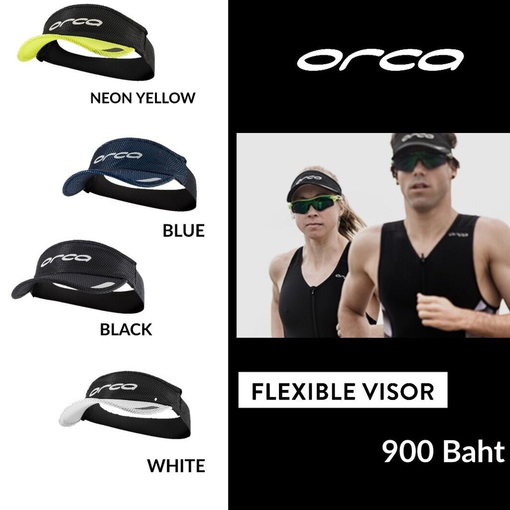 หมวกสำหรับใส่วิ่ง-orca-flexi-fit-visor