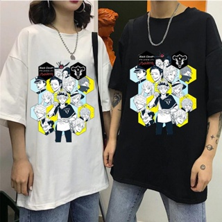 Fashion Summen T Shirt Asta Unisex T Shirt Short Sleeve Harajuku Anime Black Clover Clothes T-shirt Women Tees Casu_03