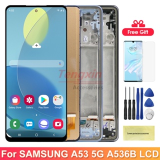 หน้าจอสัมผัสดิจิทัล Lcd 6.5 นิ้ว tft A53 5G แบบเปลี่ยน สําหรับ Samsung Galaxy A53 5G A536 A536B A5360
