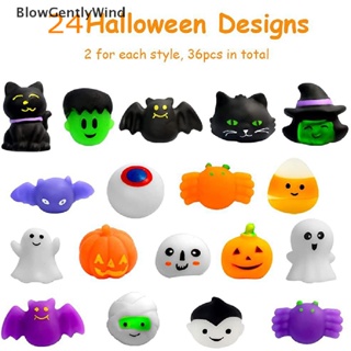 BlowGentlyWind 60pcs Halloween Squishy Toys Set Anti Sensory Stress Reliefing Toys For Kids BGW