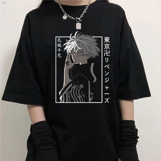 S-5XL ┅♛เสื้อยืด Tokyo Revengers ร้อน เสื้อยืดกราฟิก Anime Kawaragi Senju