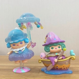 【ของแท้】ฟิกเกอร์ Popmart PUCKY What are the Fairies Doing series Blind box ของขวัญ สําหรับประดับ