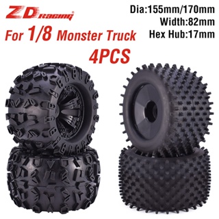 Zd ล้อยาง หกเหลี่ยม 17 มม. และ 155 มม. สําหรับ 1/8 Truggy Monster Redcat Hsp HPI