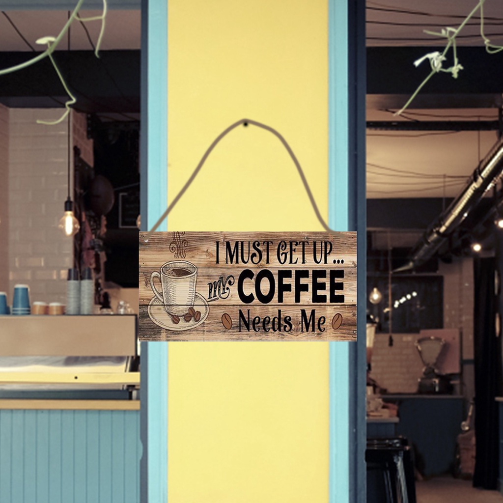 hot-plaque-ตกแต่งขอบประตูองค์ประกอบกาแฟไม้สำหรับร้านกาแฟ