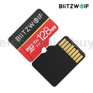 Blitzwolf® การ์ดหน่วยความจํา BW-TF1 Class 10 UHS-1 32GB UHS-3 V30 64GB 128GB Micro SD TF พร้อมอะแดปเตอร์