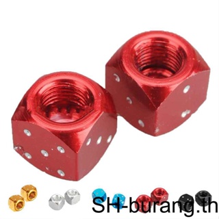 Universal Dice Shaped Motorcycle Tire Alloy Core Cap Valve Aluminium Accessory Explosion-proof Cover Valve