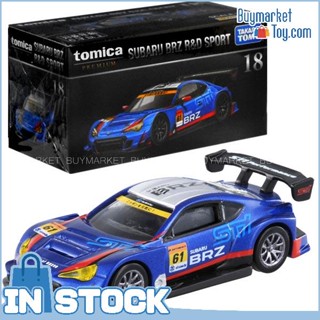 [ของ] Takara Tomy Tomica พรีเมี่ยม No.18 Subaru Brz R &amp; D กีฬา 1/60 D iecast รถเล่นเล่นเล่น